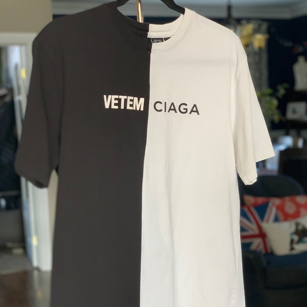 🎁 DJAB tee in two colored sides